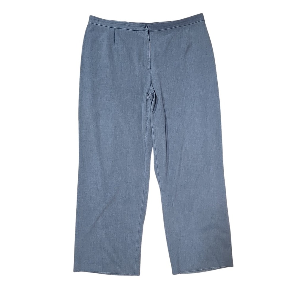 Dressbarn Dress Pants Womens 20‎ Gray Professional Straight Leg Neutral Career
